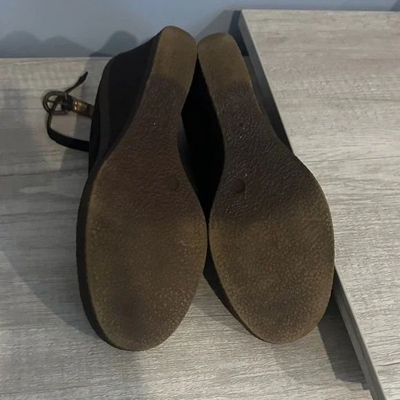 Nine West Dark Brown Suede Heels - Picture 2 of 5